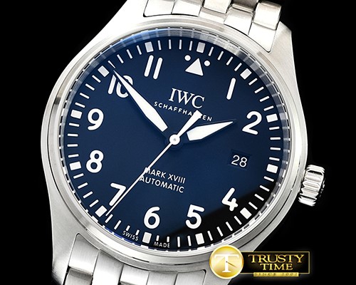 IWC Mark XVIII IW327011 SS/SS Black MKF V2 Miyota 9015 -IWC0401C