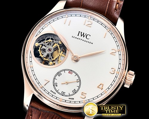 IWC Portuguese Tourbillon IW5463 RG/LE Whit ZF Tourbillon -IWC0422E