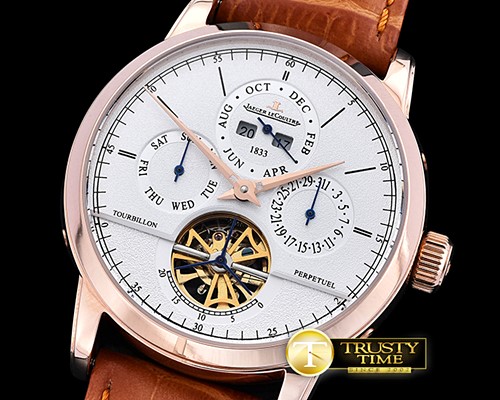 예거 르쿨트르 Master Complications Tourbillon RG/LE White Asia 21J -JL0105B