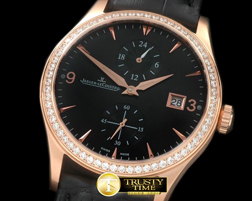 예거 르쿨트르 Master Duo Time RG/LE Black Asian 2824 -JL068C