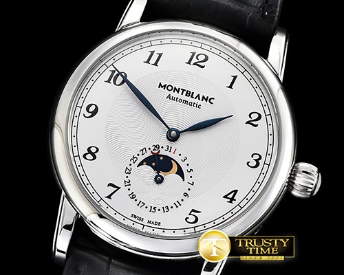 몽블랑 Star Legacy MoonPhase 42mm SS/LE White MY9015 Mod -MB060B