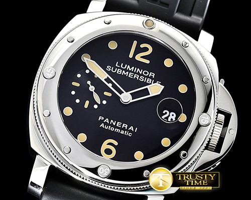 파네라이 PAM024 Submersible 44mm SS/RU Black XF Asia 7750 Mod -PN024CRU1