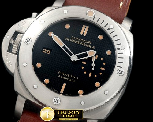 파네라이 Pam 569 Submersible TI/LE Blk ST2555 -PN569QLE