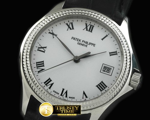 파텍필립 5117 Calatrava SS/LE Wht Jap Miyota -PP0170C