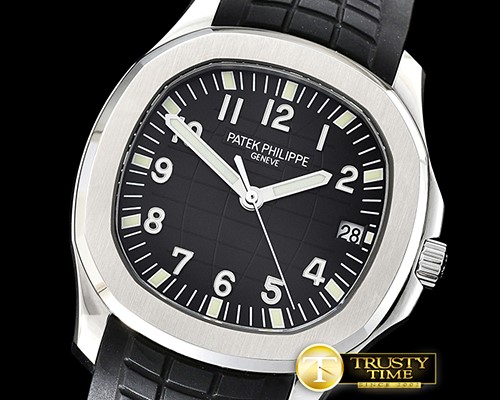 파텍필립 Aquanaut Ref.5167 SS/RU Black/Num PF Asia 2824 Mod -PP0281B