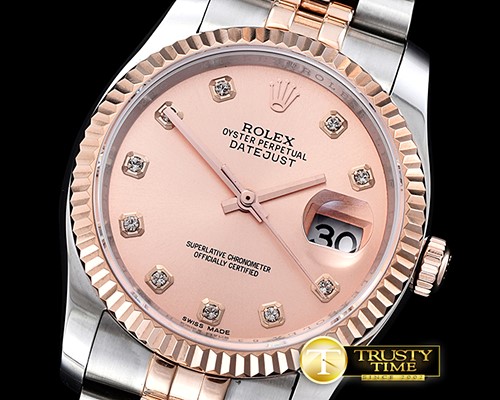 롤렉스 DJ 36mm Jub Flt RG/SS (Wrap) Rose Gold D BP A3135 Mod -RDJ0269B