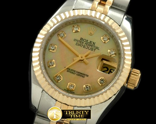 롤렉스 SS/YG Jubilee MOP Gold Diamond Swiss Eta 26712 -RDJLD0284B