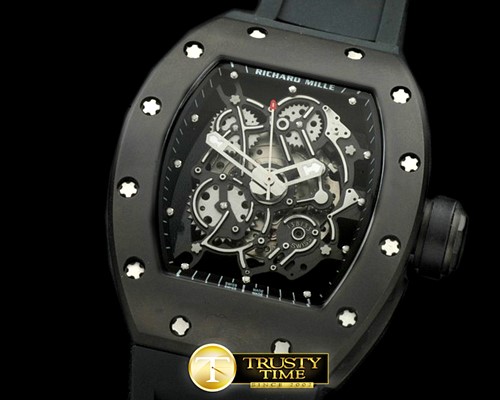 리차드밀 RM055 Bubba Watson Tourbillon CER/PVD/RU Custom Skeleto -RM076F