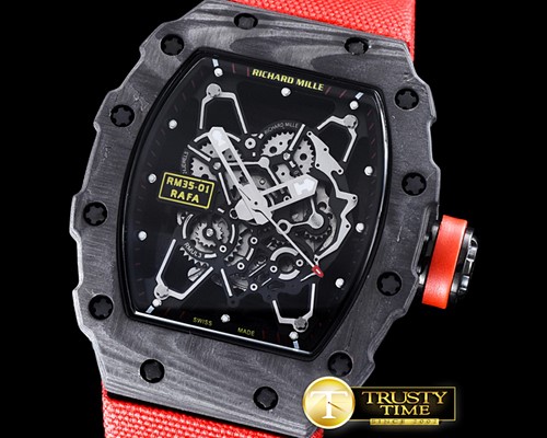 리차드밀 RM035 Rafael Nadal Skeleton NTPT/NY Black Mod MY9015 -RM084G