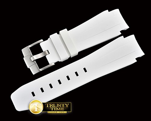 롤렉스 Rubber B White Vulcanized Strap For Rolex DeepSea -ROLACC028B