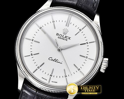롤렉스 Cellini Time Ref.50509 SS/LE White Stick Asia 3132 -ROLCEL074D