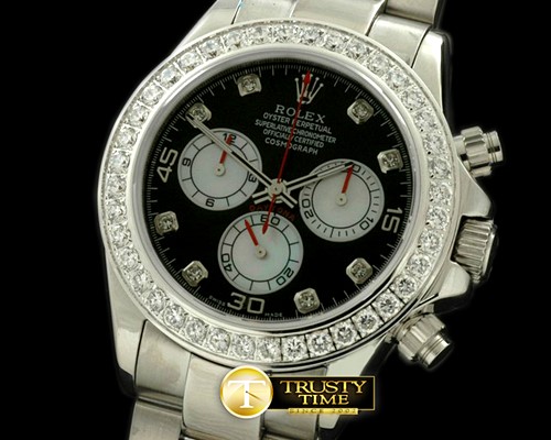 롤렉스 2011 SS/Diam/SS Blk/Wht Diam A7750 Sec@6 28800 -ROLDYT0093A