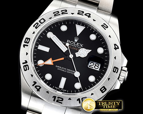 롤렉스 Explorer II Ref.216570 SS/SS Black JF V3 Asia 2836 -ROLEXP2042A
