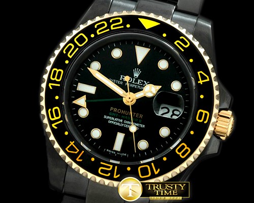롤렉스 Pro Hunter GMT Master PVD/YG Blk Ceramic Bez A2813 -ROLGMT072A