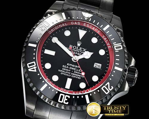 롤렉스 DeepSea Dweller 116660 EMBER PVD/PVD Black VRF A2836 -ROLSD081
