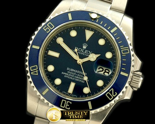 롤렉스 116600 Blue Submariner Asian Eta 28362 -ROLSUB091B