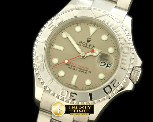 롤렉스 Yachtmaster Men SS Grey Asian Eta 2836/3135 -ROLYM051D