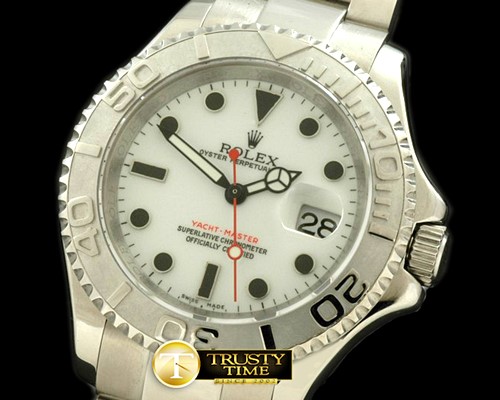 롤렉스 Yachtmaster Men SS White Asia 2813 -ROLYM052A