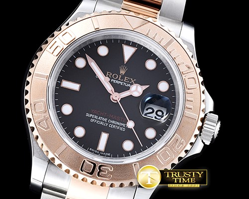 롤렉스 YachtMaster 116623 40mm RG/SS Black BP Ult Asia 2836 -ROLYM116A