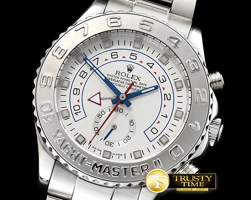 롤렉스 YachtMaster II Stainless SS/SS White BP Asia 2813 Mod -ROLYM126