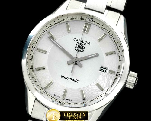태그호이어 Carrera Automatic Men SS/SS White Asian 28242 -TAG0265B