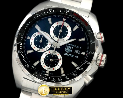 태그호이어 Formula 1 Calibre 16 SS/SS Black OS 20 Qtz Chrono -TAG0268B