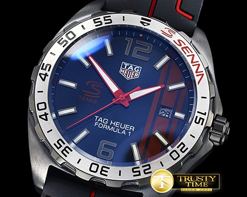 태그호이어 Tag F1 Senna Racing PVD/SS/RU Blue VK Quartz -TAG0312B