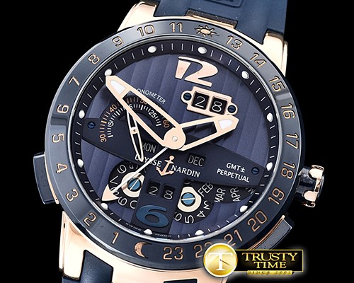 U-BOAT Executive Toro 32603 Automatic RG/RU Blue Asia 23J -UN049B