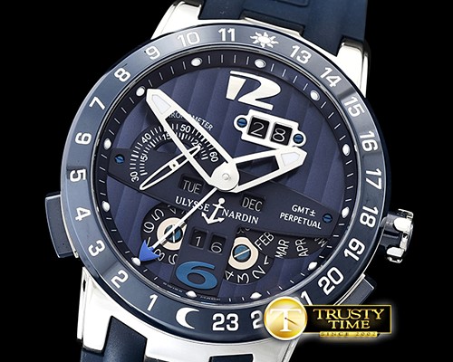 U-BOAT Executive Toro 32603 Automatic SS/RU Blue Asia 23J -UN049D