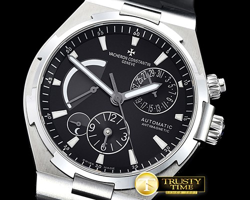 바쉐론콘스탄틴 Overseas Dual Time Power Reserve SS/RU Blk TWA A1222 -VC0116B