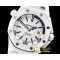오데마피게 Royal Oak Diver 15707 CER/RU White XF Asia 2836 Mod -AP0491