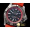 브라이틀링 Avenger II GMT BlackSteel DLC/TI/NY Blk/Red GF A2836 -BSW0340