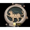 까르띠에 Panthere de Cartier Ladies RG/LE Black Swiss Qtz -CAR0224C