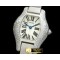 까르띠에 Tortue De Cartier SS/SS White Swiss Quartz -CAR0337A
