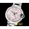 까르띠에 Balon De Bleu Ladies 33mm SS/SS Pink TWF Seiko NH05A -CAR0387B