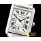 까르띠에 Cartier Tank Solo SS/SS White ZF Miyota 9015 Mod -CAR0394B