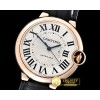 까르띠에 Balon Bleu Midsize Wrapped RG/LE2 White BP Swiss 2671 -CAR0401B