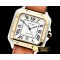 까르띠에 Santos De Cartier 2018 Mens YG/SS/LE (Org) Wht Miyota -CAR0427C