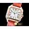 까르띠에 Santos De Cartier 2018 Ladies RG/SS/LE Wht Swiss Qtz -CAR0430F