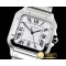 까르띠에 Santos De Cartier 2018 Mens XL SS/SS Wht GF Ult MY9015 -CAR0449B