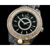 크리스찬디올 Dior VIII Full Size Cer/Cer/Amb Ruby Black Jap Quartz -CD018B