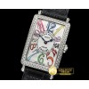 프랭크뮬러 Long Island Ld 952QZ DIAM/SS/LE (Blk) Wht GF Swiss Qtz -FM147A