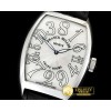 프랭크뮬러 Crazy Hours Curvex Mens SS/LE White Asia 21J Mod -FM149B