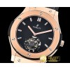 위블로 Classic Fusion 45 Tourbillon RG/LE Black/Diam Tourb -HUB0382B