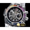 위블로 Big Bang Unico Sapphire 45mm R Gem PL/RU SF Wht A7750 -HUB0397