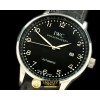 IWC Portugese Automatic SS/LE Black Num Asian 2813 -IWC0156A