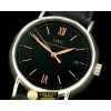 IWC Portofino Ladies SS/LE Black/RG Rom/Sticks Swiss Qtz -IWC0158F