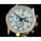 IWC Portuguese Chrono Day/Date RG/RU White/Blue Jap OS20 -IWC0193B