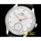 IWC Portuguese HandWound Ref.IW5454 SS/LE Wht/Wht A6497 -IWC0350D