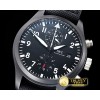 IWC Pilot Chrono Top Gun IW389001 CER/NY Blk ZF A7750 -IWC0423B